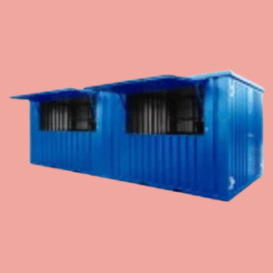Conteneur Bar Démontable 6×2m XL Bleu RAL5015