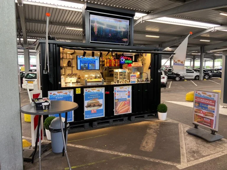 Conteneur Bar Démontable 4×4m XL Vert RAL6005 – Image 5