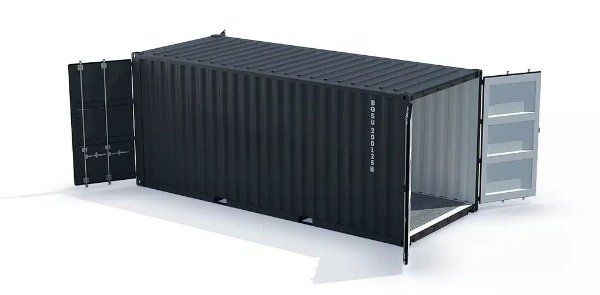 Conteneur maritime 20 pieds dry double porte